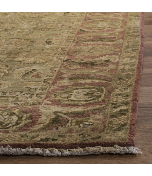 Safavieh Old World Light Green / Rust OW115 6 ft. X 9 ft. Rectangle Rug