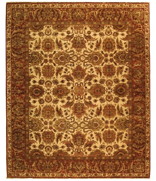 Safavieh Old World Ivory / Rust OW115 5 ft. X 8 ft. Rectangle Rug