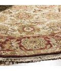 Safavieh Old World Ivory / Rust OW115 8 ft. X 8 ft. Round Rug