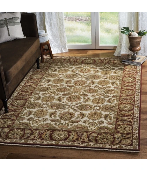 Safavieh Old World Ivory / Rust OW115 5 ft. X 8 ft. Rectangle Rug