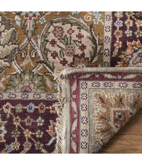 Safavieh Old World Gold OW118 4 ft. X 4 ft. Round Rug