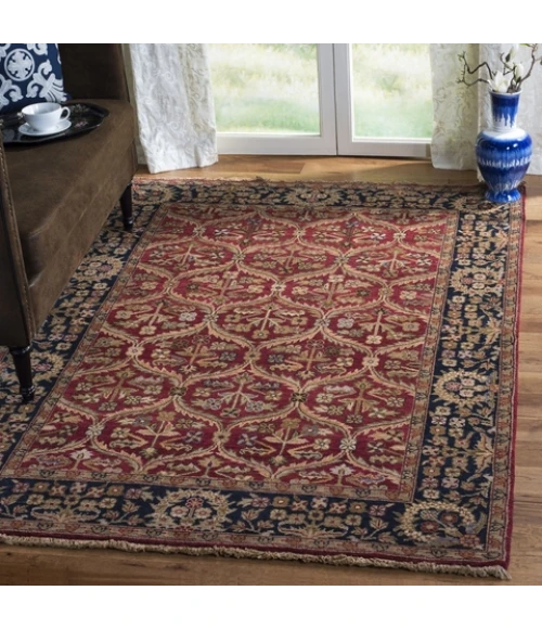 Safavieh Old World Red / Navy OW119 6 ft. X 9 ft. Rectangle Rug