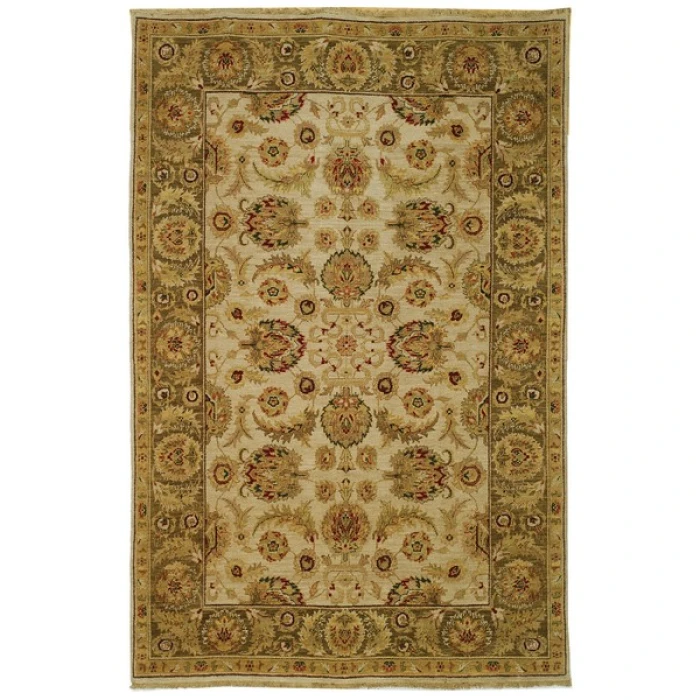 Safavieh Old World Ivory / Green OW129 6 ft. X 9 ft. Rectangle Rug