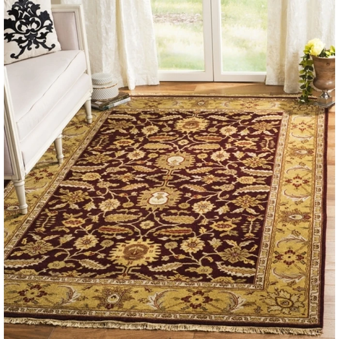 Safavieh Old World Red / Light Gold OW224 9 ft. X 12 ft. Rectangle Rug