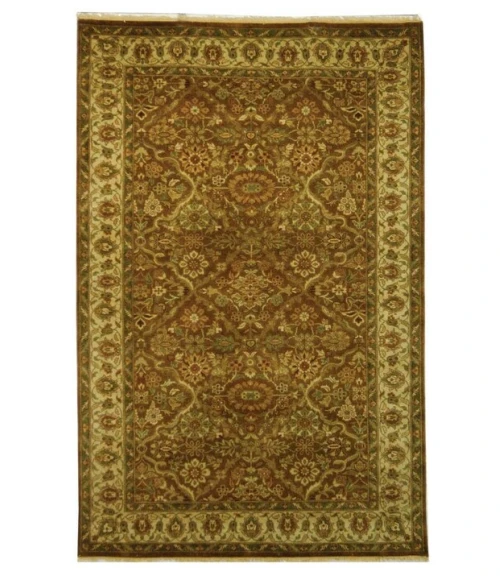 Safavieh Old World Brown / Beige OW299 4 ft. X 6 ft. Rectangle Rug