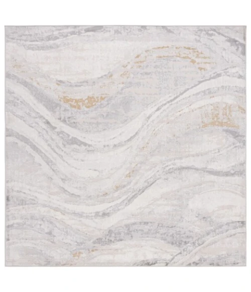 Safavieh Palma Beige / Light Grey PAM310 6 ft. 7 in. X 6 ft. 7 in. Square Rug