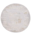 Safavieh Palma Beige / Light Grey PAM312 6 ft. 7 in. X 6 ft. 7 in. Round Rug