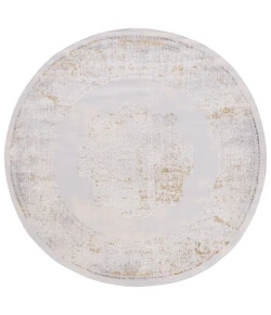 Safavieh Palma Beige / Light Grey PAM312 6 ft. 7 in. X 6 ft. 7 in. Round Rug