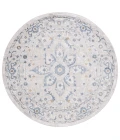 Safavieh Palma Light Grey / Blue PAM314 6 ft. 7 in. X 6 ft. 7 in. Round Rug