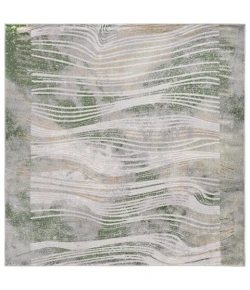 Safavieh Palma Beige / Green PAM316 6 ft. 7 in. X 6 ft. 7 in. Square Rug