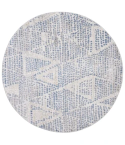 Safavieh Palma Beige / Blue PAM318 6 ft. 7 in. X 6 ft. 7 in. Round Rug
