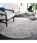 Safavieh Palma Beige / Light Blue PAM332 6 ft. 7 in. X 6 ft. 7 in. Round Rug