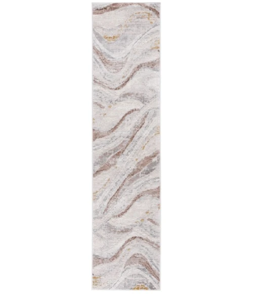 Safavieh Palma Beige / Brown PAM334 2 ft. 2 in. X 9 ft. Runner Rug