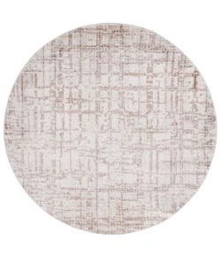 Safavieh Palma Beige / Brown PAM336 6 ft. 7 in. X 6 ft. 7 in. Round Rug