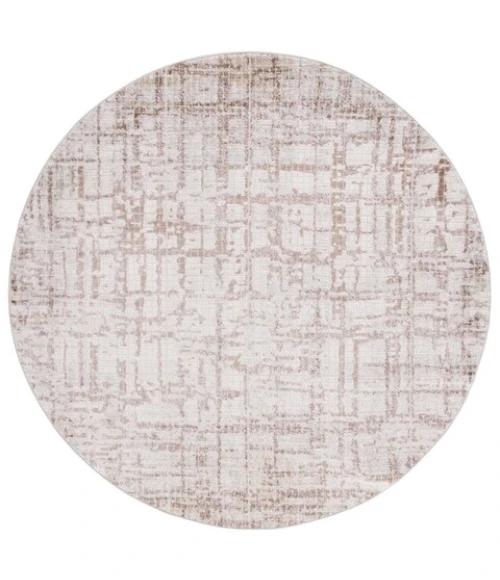 Safavieh Palma Beige / Brown PAM336 6 ft. 7 in. X 6 ft. 7 in. Round Rug
