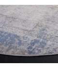 Safavieh Palma Beige / Light Blue PAM338 6 ft. 7 in. X 6 ft. 7 in. Round Rug