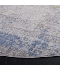 Safavieh Palma Beige / Light Blue PAM338 6 ft. 7 in. X 6 ft. 7 in. Round Rug