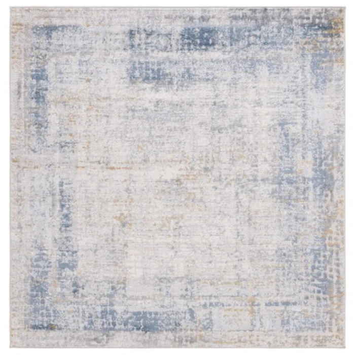 Safavieh Palma Beige / Light Blue PAM338 6 ft. 7 in. X 6 ft. 7 in. Square Rug