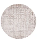 Safavieh Palma Beige / Brown PAM340 6 ft. 7 in. X 6 ft. 7 in. Round Rug