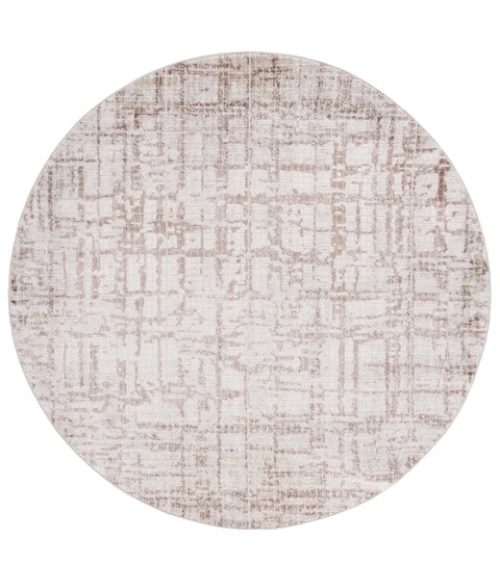 Safavieh Palma Beige / Brown PAM340 6 ft. 7 in. X 6 ft. 7 in. Round Rug