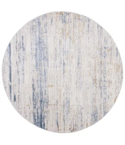 Safavieh Palma Beige / Light Blue PAM342 6 ft. 7 in. X 6 ft. 7 in. Round Rug