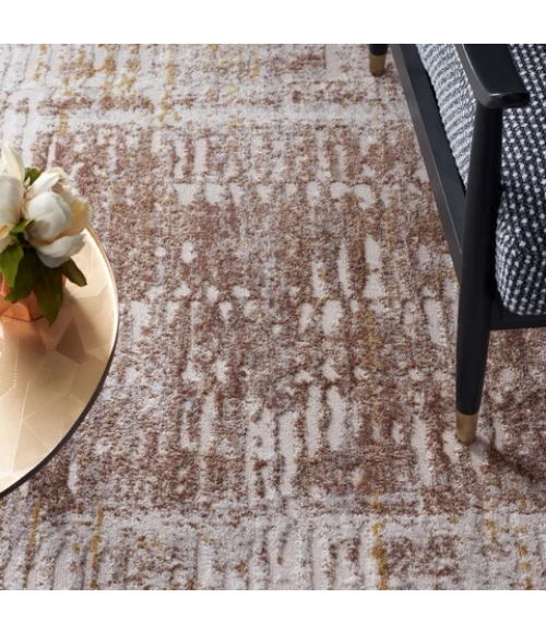 Safavieh Palma Beige / Brown PAM344 4 ft. 5 in. X 6 ft. 5 in. Rectangle Rug