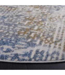 Safavieh Palma Beige / Light Blue PAM346 6 ft. 7 in. X 6 ft. 7 in. Round Rug