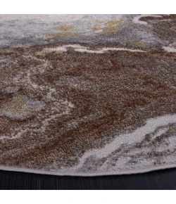 Safavieh Palma Beige / Brown PAM348 6 ft. 7 in. X 6 ft. 7 in. Round Rug