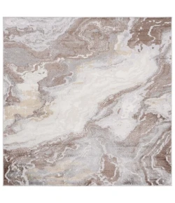 Safavieh Palma Beige / Brown PAM348 6 ft. 7 in. X 6 ft. 7 in. Square Rug