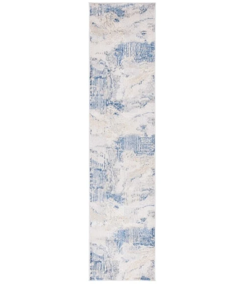 Safavieh Palma Beige / Blue PAM350 2 ft. 2 in. X 9 ft. Runner Rug