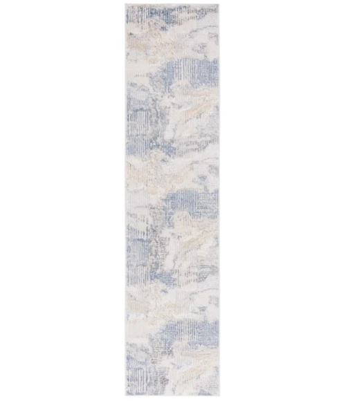 Safavieh Palma Beige / Light Blue PAM350 2 ft. 2 in. X 9 ft. Runner Rug