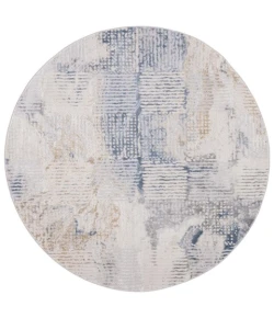 Safavieh Palma Beige / Light Blue PAM350 6 ft. 7 in. X 6 ft. 7 in. Round Rug