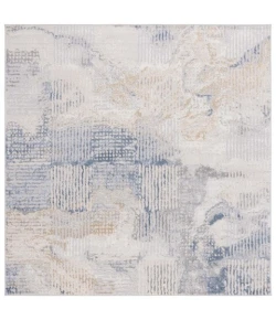 Safavieh Palma Beige / Light Blue PAM350 6 ft. 7 in. X 6 ft. 7 in. Square Rug