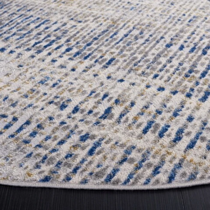 Safavieh Palma Beige / Blue PAM356 6 ft. 7 in. X 6 ft. 7 in. Round Rug