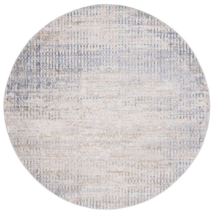 Safavieh Palma Beige / Light Blue PAM356 6 ft. 7 in. X 6 ft. 7 in. Round Rug