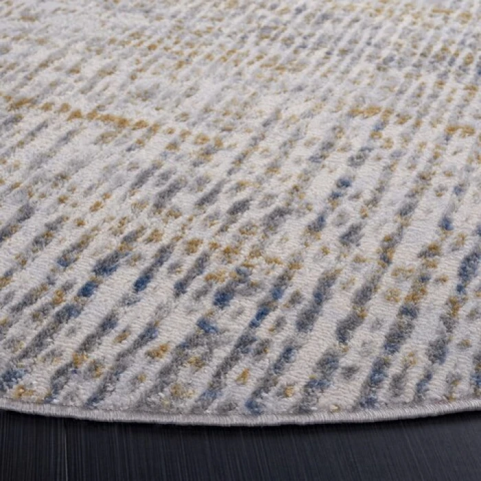 Safavieh Palma Beige / Light Blue PAM356 6 ft. 7 in. X 6 ft. 7 in. Round Rug