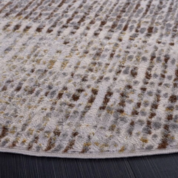 Safavieh Palma Beige / Brown PAM356 6 ft. 7 in. X 6 ft. 7 in. Round Rug