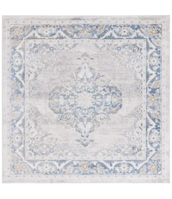 Safavieh Palma Grey / Blue PAM362 6 ft. 7 in. X 6 ft. 7 in. Square Rug