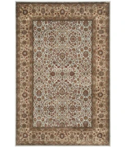 Safavieh Persian Garden Light Blue / Ivory PEG606 4 ft. X 5 ft. 3 in. Rectangle Rug