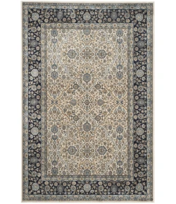 Safavieh Persian Garden Ivory / Navy PEG606 8 ft. X 10 ft. 2 in. Rectangle Rug
