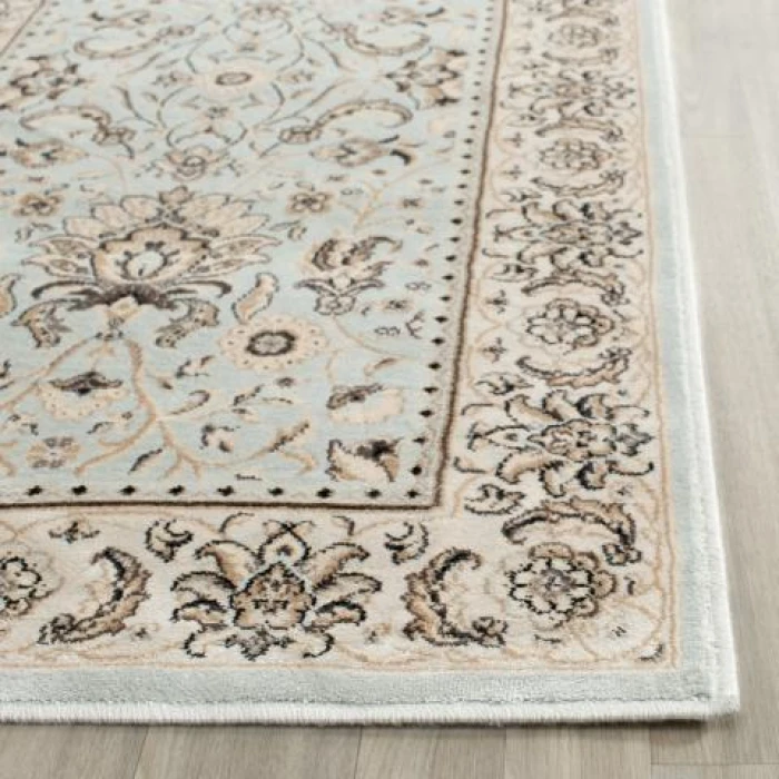Safavieh Persian Garden Light Blue / Ivory PEG607 4 ft. X 5 ft. 3 in. Rectangle Rug