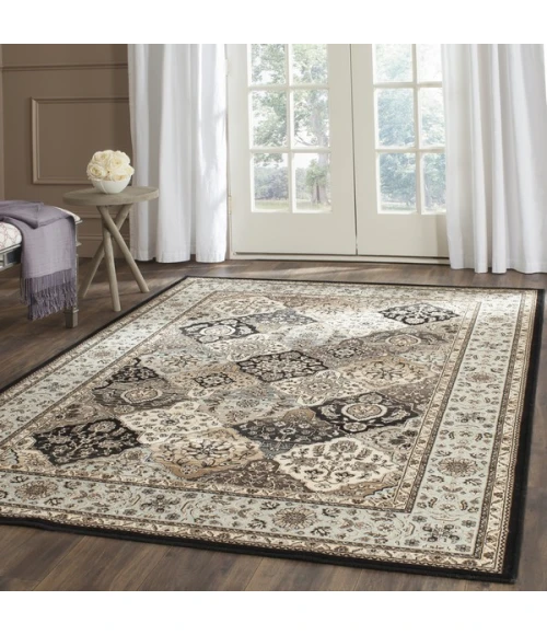 Safavieh Persian Garden Multi / Light Blue PEG609 4 ft. X 5 ft. 3 in. Rectangle Rug