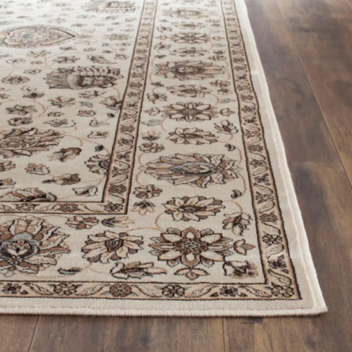 Safavieh Persian Garden Ivory / Ivory PEG610 4 ft. X 5 ft. 3 in. Rectangle Rug