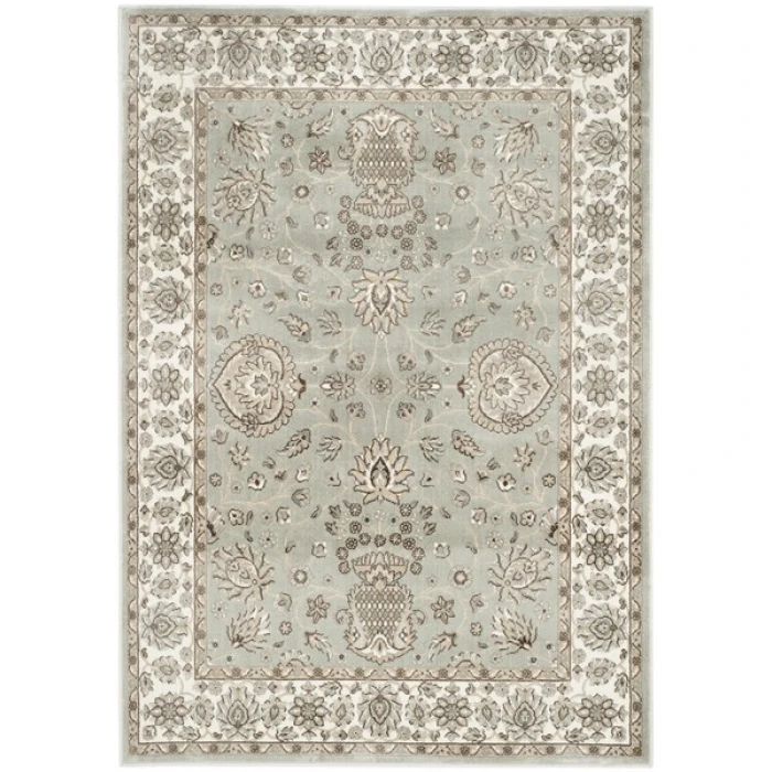Safavieh Persian Garden Silver / Ivory PEG610 8 ft. X 10 ft. 2 in. Rectangle Rug