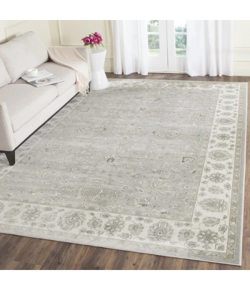 Safavieh Persian Garden Silver / Ivory PEG610 8 ft. X 10 ft. 2 in. Rectangle Rug