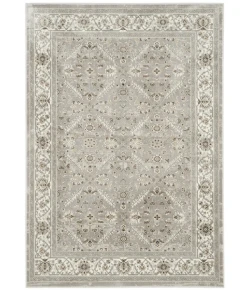Safavieh Persian Garden Silver / Ivory PEG612 4 ft. X 5 ft. 3 in. Rectangle Rug