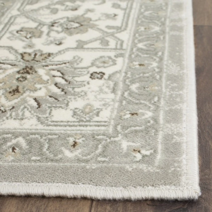 Safavieh Persian Garden Silver / Ivory PEG612 4 ft. X 5 ft. 3 in. Rectangle Rug