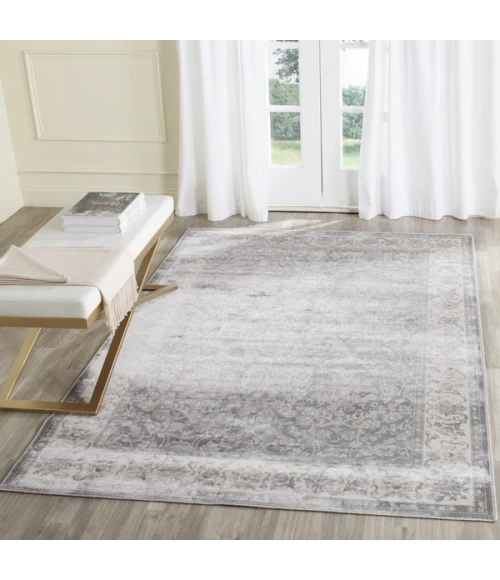 Safavieh Persian Garden Silver / Ivory PEG613 4 ft. X 5 ft. 3 in. Rectangle Rug