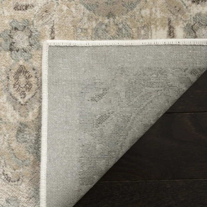 Safavieh Persian Garden Cream / Silver PEG614 6 ft. 7 in. X 9 ft. 6 in. Rectangle Rug