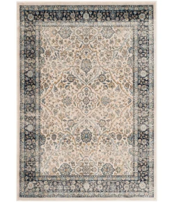Safavieh Persian Garden Vintage Ivory / Navy PGV606 4 ft. X 5 ft. 7 in. Rectangle Rug